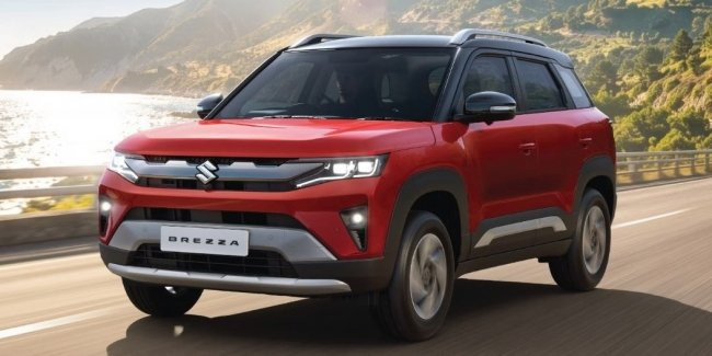 Suzuki обновила бюджетный кроссовер Brezza: появились новые гибридные версии
