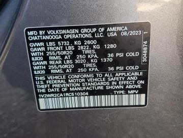 Volkswagen Atlas SE 2023 Volkswagen Atlas SE 2023