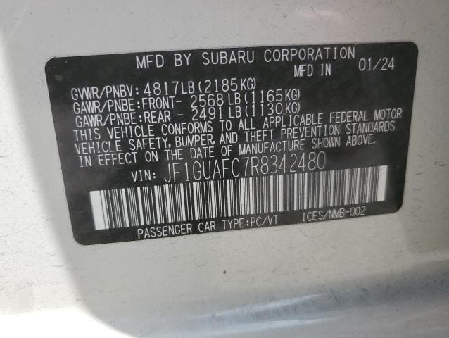 Subaru Impreza Sport 2024 Subaru Impreza Sport 2024